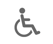 man on wheelchair icon
